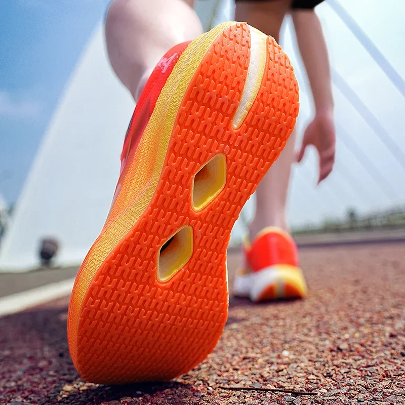 Zapatillas deportivas ultraligeras para correr, calzado deportivo de malla con amortiguación de E-TPU, para correr al aire libre, PRO Marathon, PD