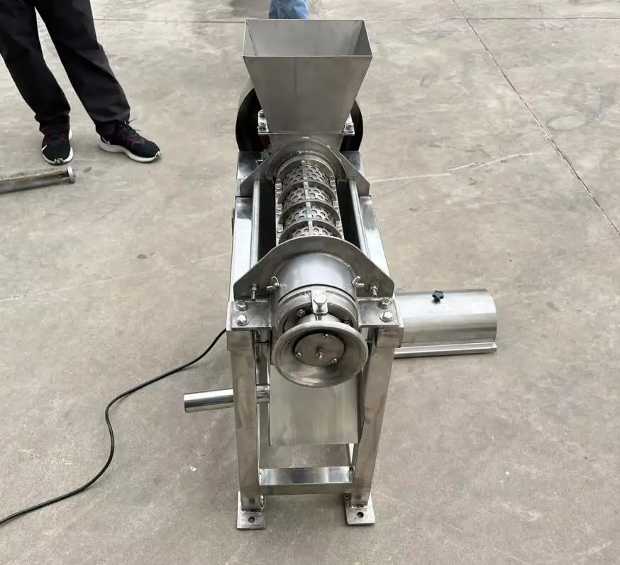 Stainless Steel Fruits apple Juice Making Machine Screw Juicing Juicer Machine