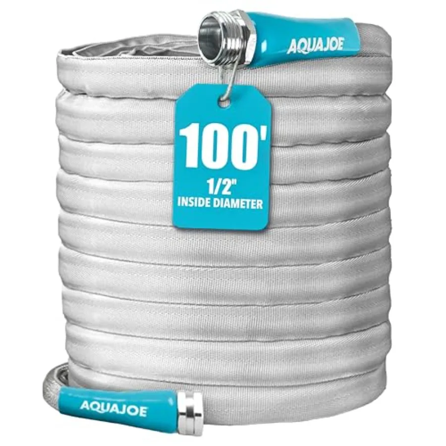 

Садовый шланг AJFJH100-PRX Xtreme Fiberjacket, 30 метров, с металлическими фитингами, красный, прочный, легкий, с усиленным плетением для удобства использования
