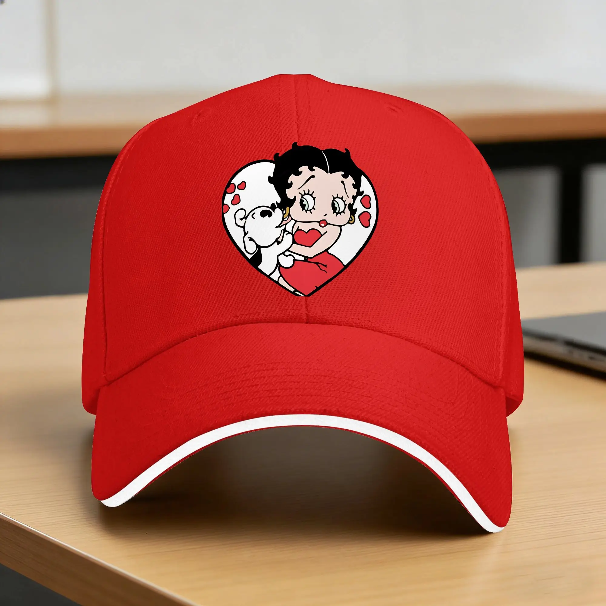 Bettys Boop Sun Baseball Cap Spring Women Men  Design Trucker Hat Hot Sale Vintage Outdoor Gym Baseball Caps