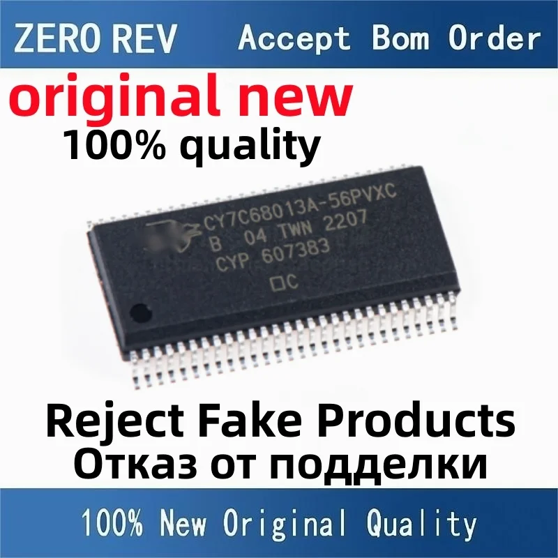 

2-10Pcs 100% New free delivery CY7C68013A-56PVXC CY7C68013A CY7C68013A SSOP-56 SSOP56 Brand new original chips ic