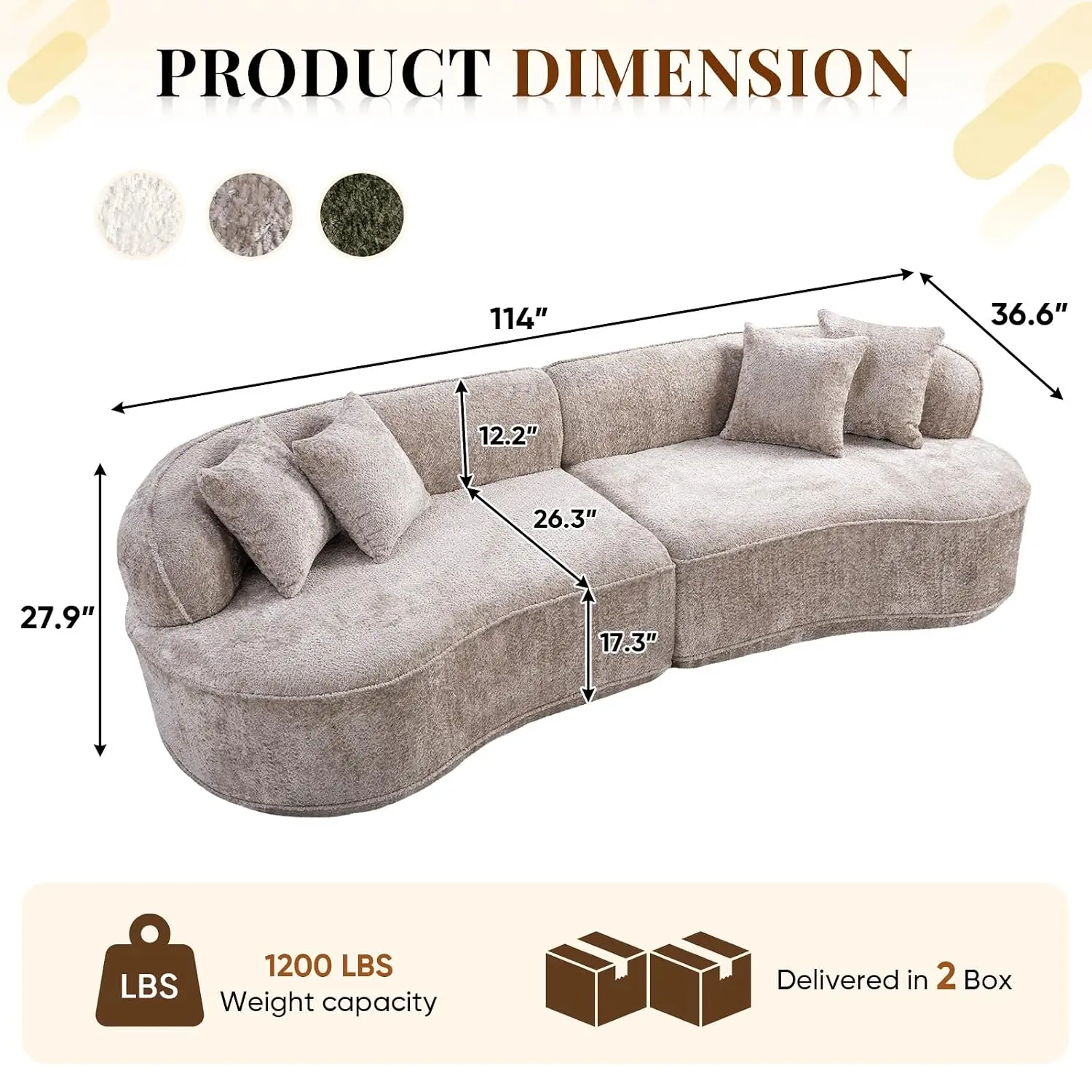 Modular Cloud Couch, 114