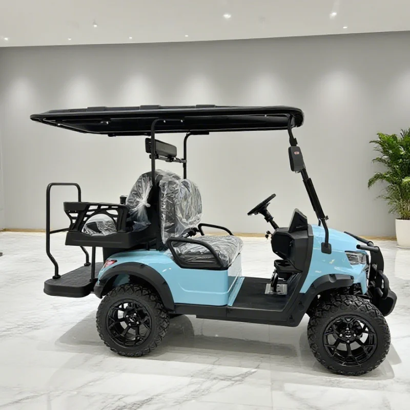 Сделано в Китае, новый 4-местный подъемник, внедорожная электрическая охотничья тележка для гольфа с аудиохолодильником, шариковая шайба, бутылка с песком