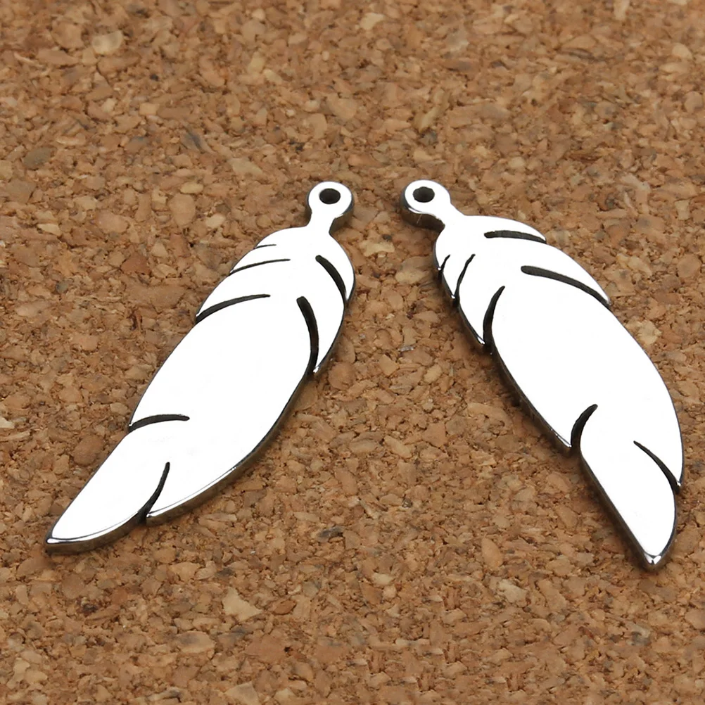 

20pcs Stainless Steel Pendant DIY Charms Necklace Jewelry Making Accessories Durable Stylish Unique Shape Creative
