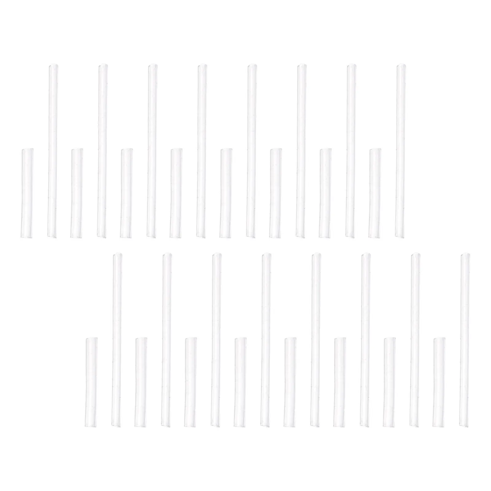 100pcs 0.8/2cm Silicone Earring Back Sleeves Clear Earring Protectors Gentle Piercing Covers Secure Ear Studs Support