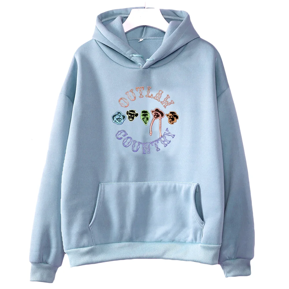 Willie Nelson Hooded Graphic Printing Comfortable Gothic Sweatshirts With Pocket Grunge Clothes Sudaderas Con Capucha Punk Hoody