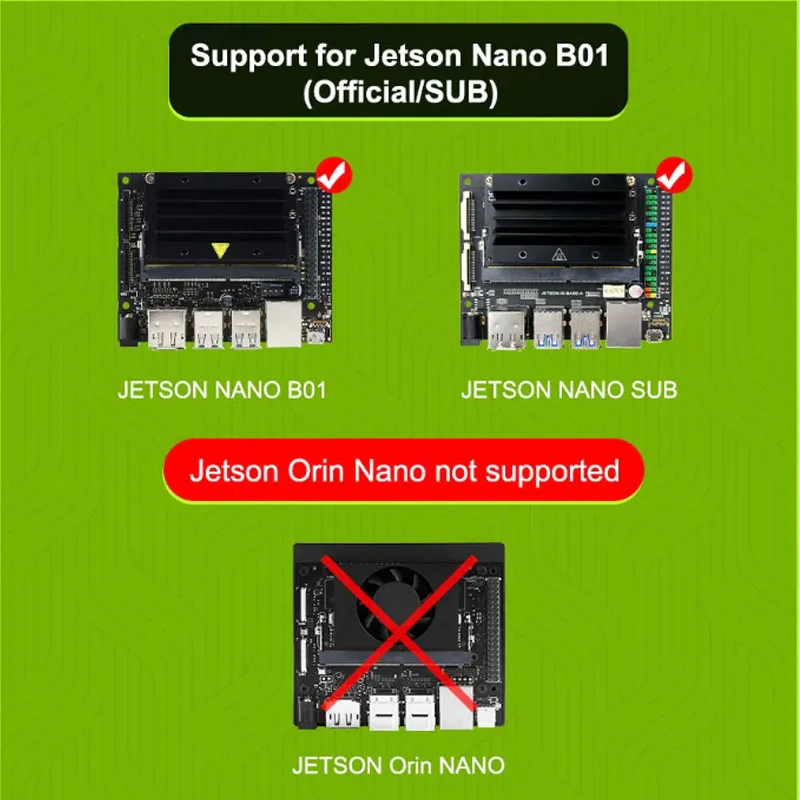 Jetson NANO 2GB/4GB(A02/B01/SUB) Cooling fan 5V 4PIN Anti-Reverse Connection PWM Speed Regulation 4020