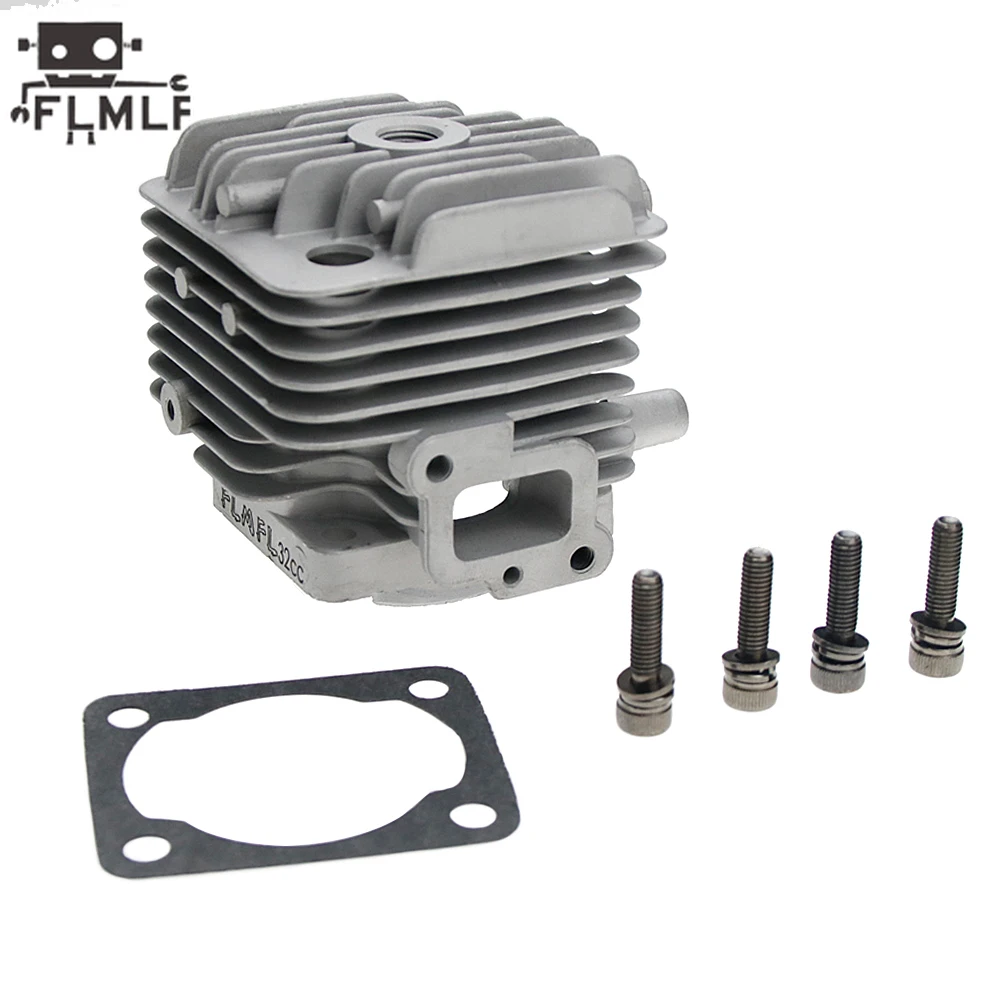 FLMLF Rc Car 4 Bolt 32cc or 30.5cc or 29cc Cylinder for 1/5 TIT TSRC XJM TOPSPEED FYE Gasoline Engines Upgrade Parts