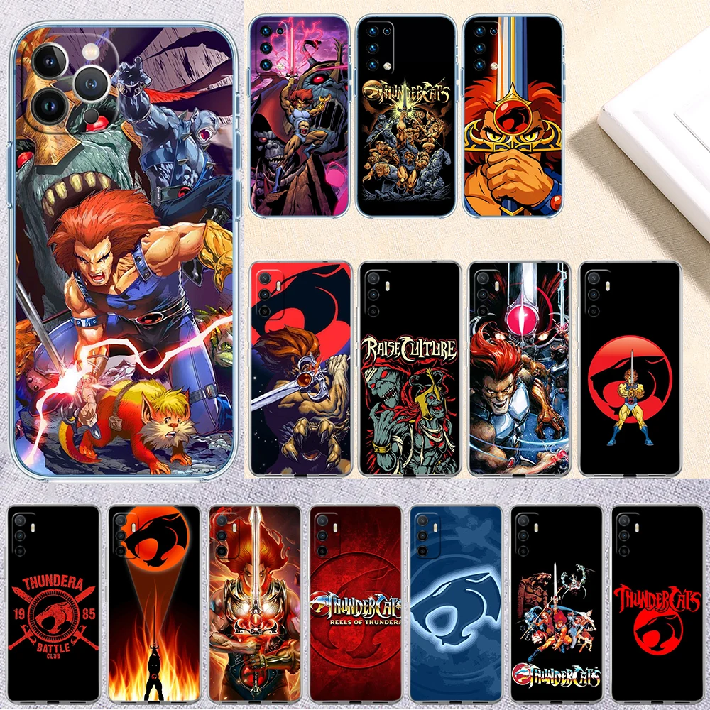 RH21 T-ThunderCats Transparent Phone Case for Samsung Galaxy A04 A04S A14 A23 A34 A54 M23 M33 M52 M53