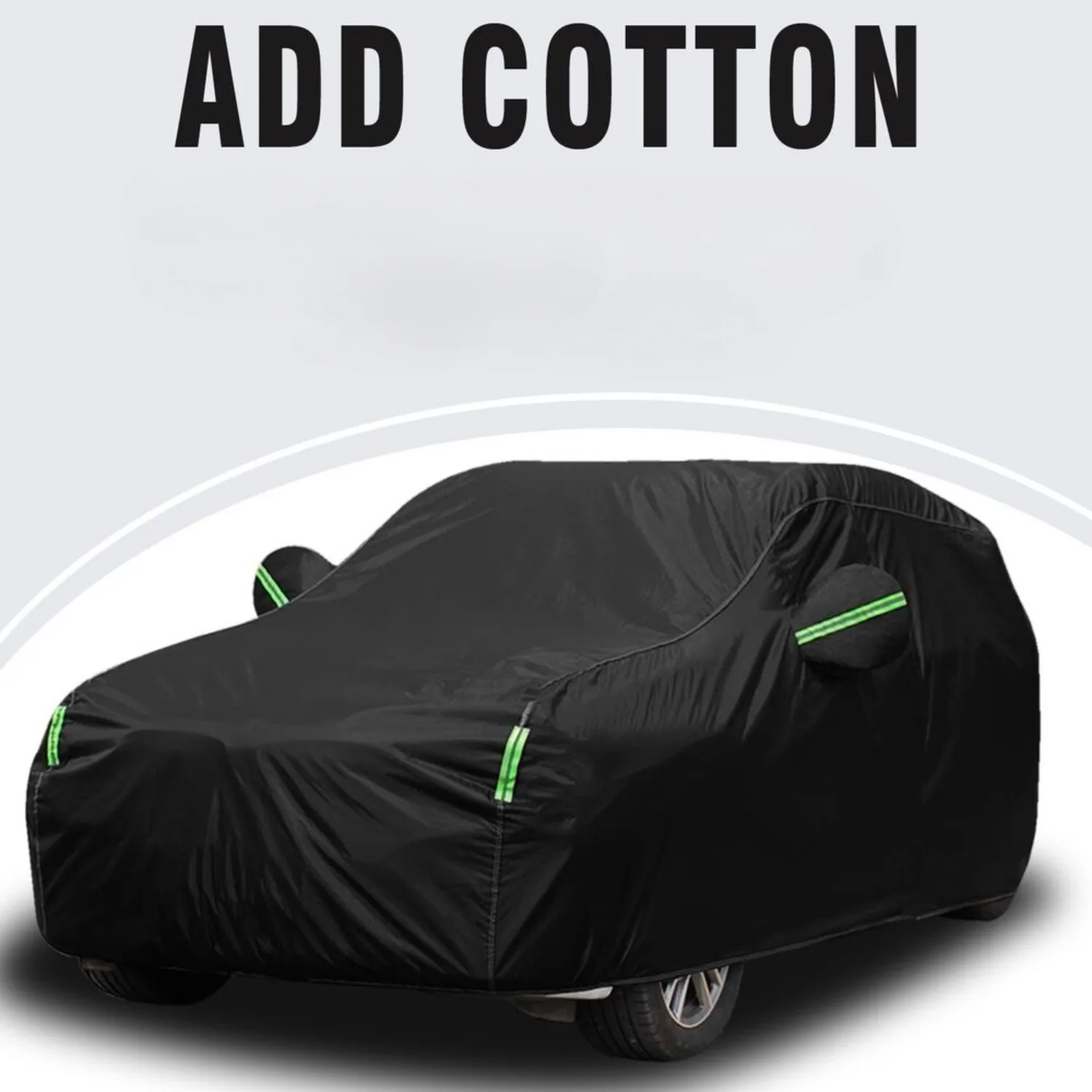 

Black Suv Car Cover, Easy To Install, Scratch-resistant, Sun-proof, Suitable for SUV Models, Universal Size.