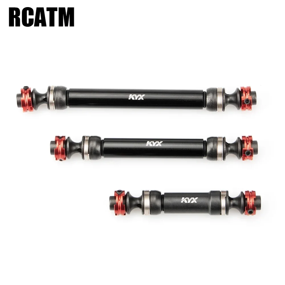 3PCs Model Car Reinforced Steel Flange Transmission Shaft CVD For 1/10 RC Crawler Car Traxxas TRX6 G63