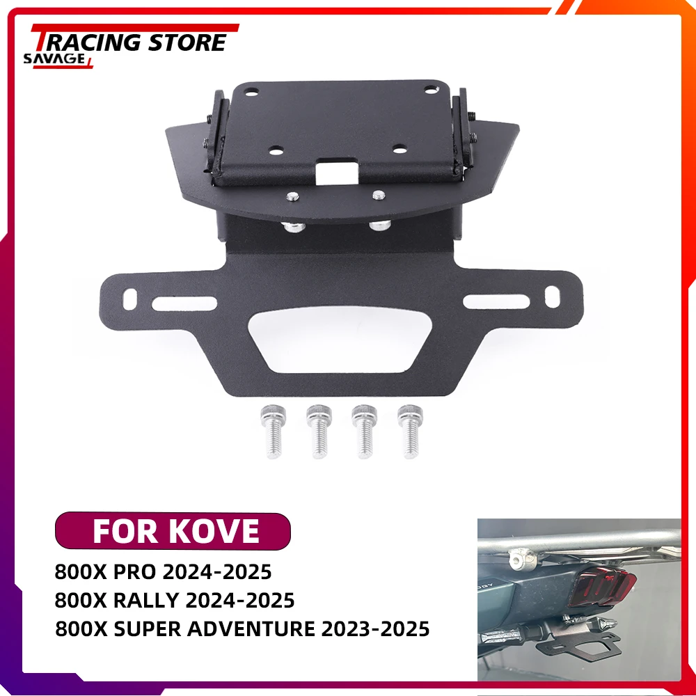 

Motorycle Fender Eliminator Kit License Registration Plate Holder For KOVE 800X Pro Rally Super Adventure Rear Tail Tidy Bracket