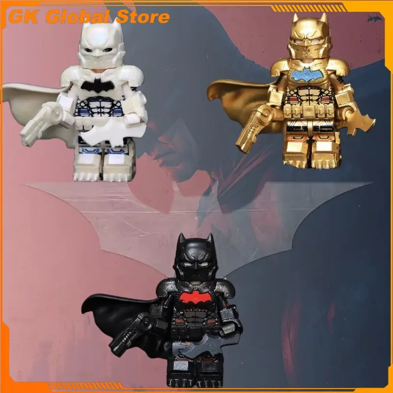 

4cm New Justice League Movie Figure Batman Perimeter Model Assembling Building Blocks Decoration Ornaments Kid Birthday Gift Toy