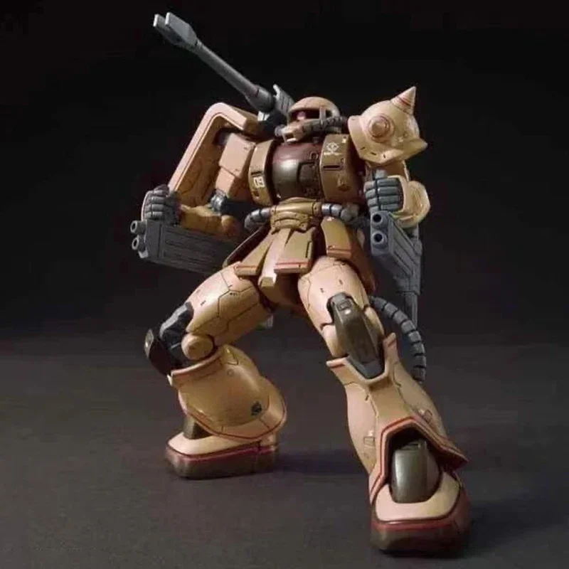 Zaku canhão MS-06K deserto zaku hg1/144 kit de modelo de montagem brinquedo presente das crianças coleção ornamento figura ação animação