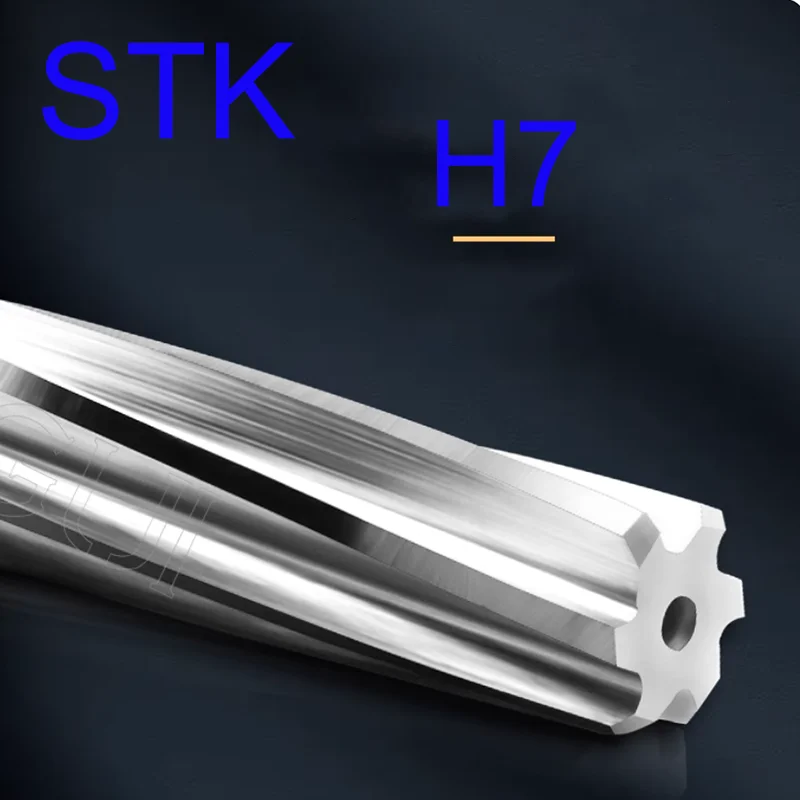

Japan Original STK 1PCS HSS Hand Reamer Chucking Machining Tool Spiral Flute Cobalt Cutting H7 Shank Diameter 2-16 mm