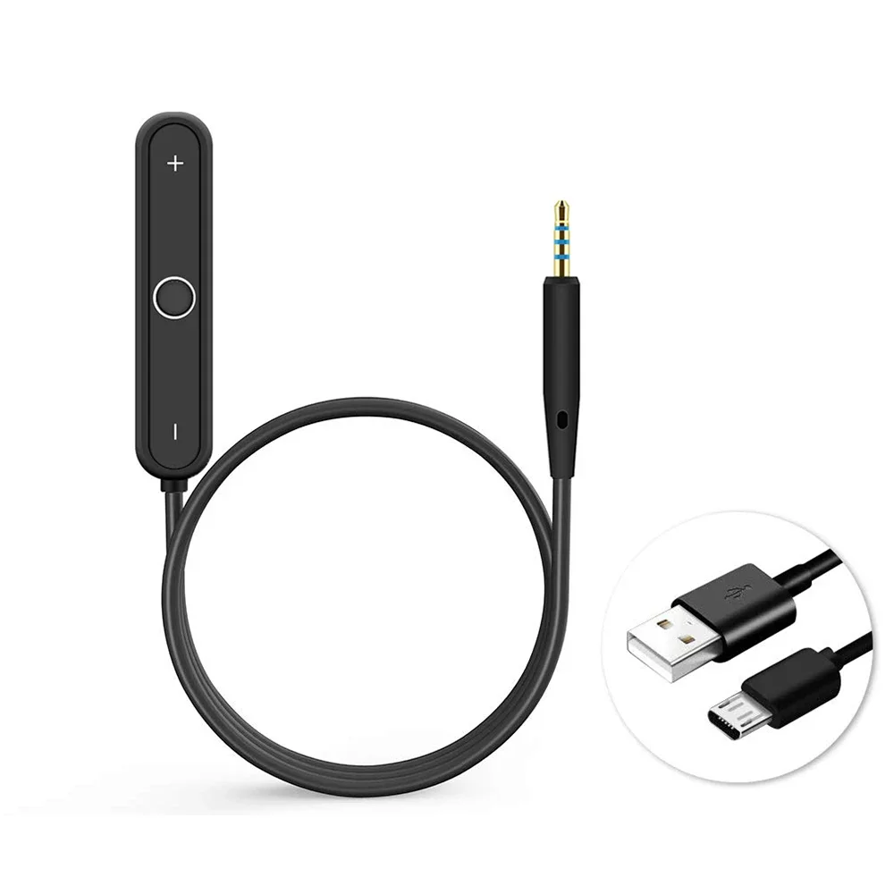 Adaptador de Audio estéreo Bluetooth 5,0, receptor de música manos libres inalámbrico de 2,5mm para auriculares AKG Y50 Y40 Y55 K490NC K545 con Clip
