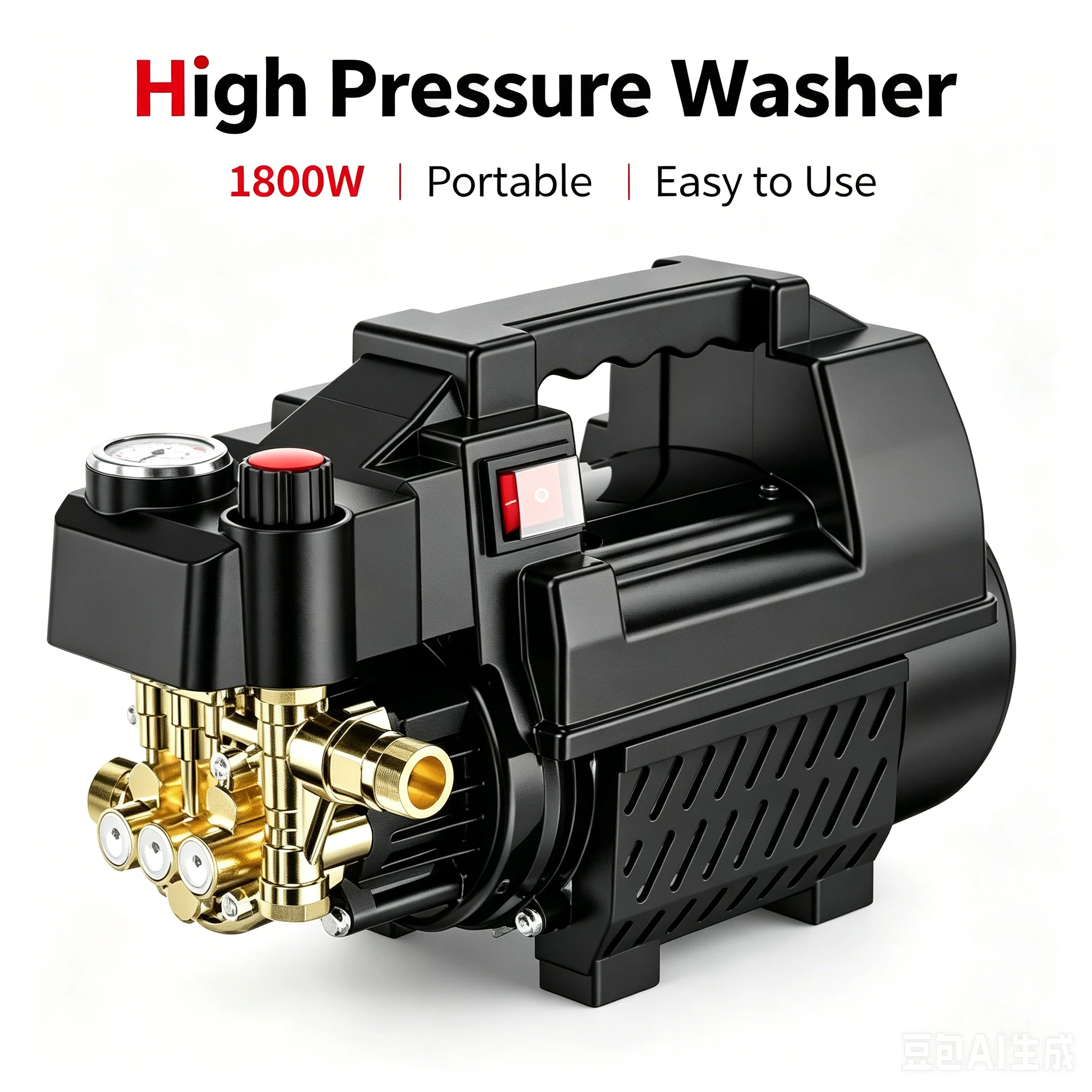 A9-3S Adjustable Pressure Fully Automatic High Pressure Washer Household  Machine 220v Car Brushing Pump Water Car Washing