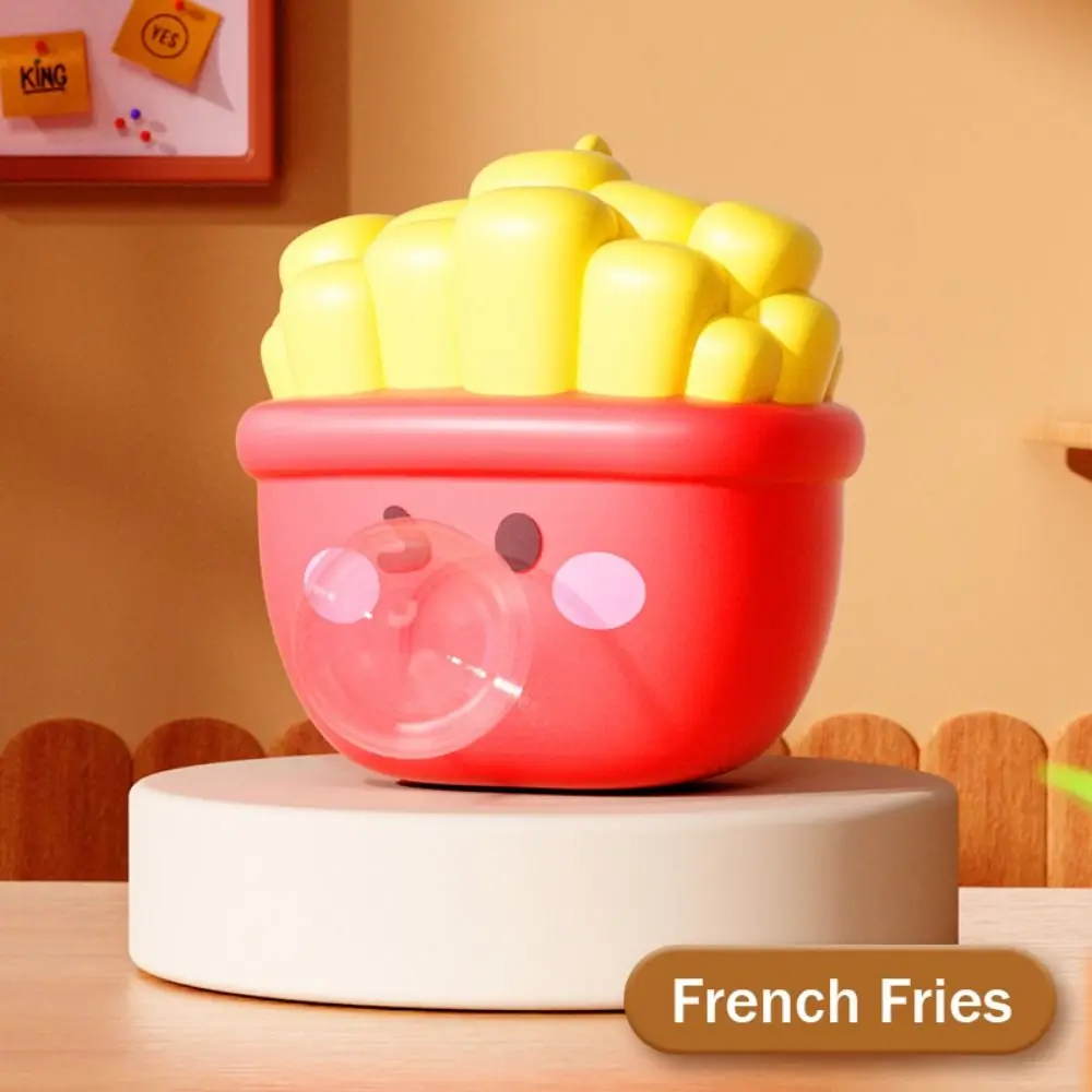 シリコーンポップバブルスクイーズおもちゃクイックリバウンドフライドポテトハンバーガーストレス解消おもちゃリラクゼーション不安を軽減