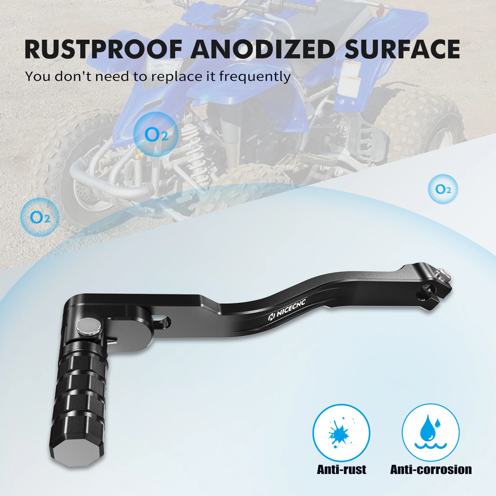 ATV ل الناسف 200 والعتاد شيفتر رافعة تحول لياماها الناسف 200 YFS200 1988-2006 2XJ-18110-00-00 2XJ-18110-10-00 #2