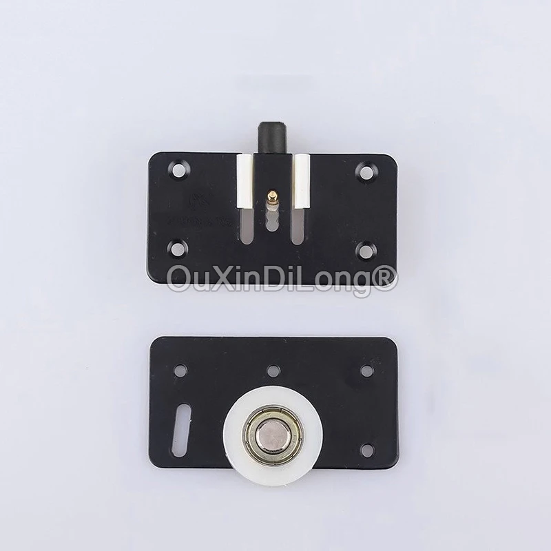 

8Sets Funiture Sliding Door Roller Cupboard Groove Wheels Hanging Wardrobe Pulley Runner Fitting FG1179