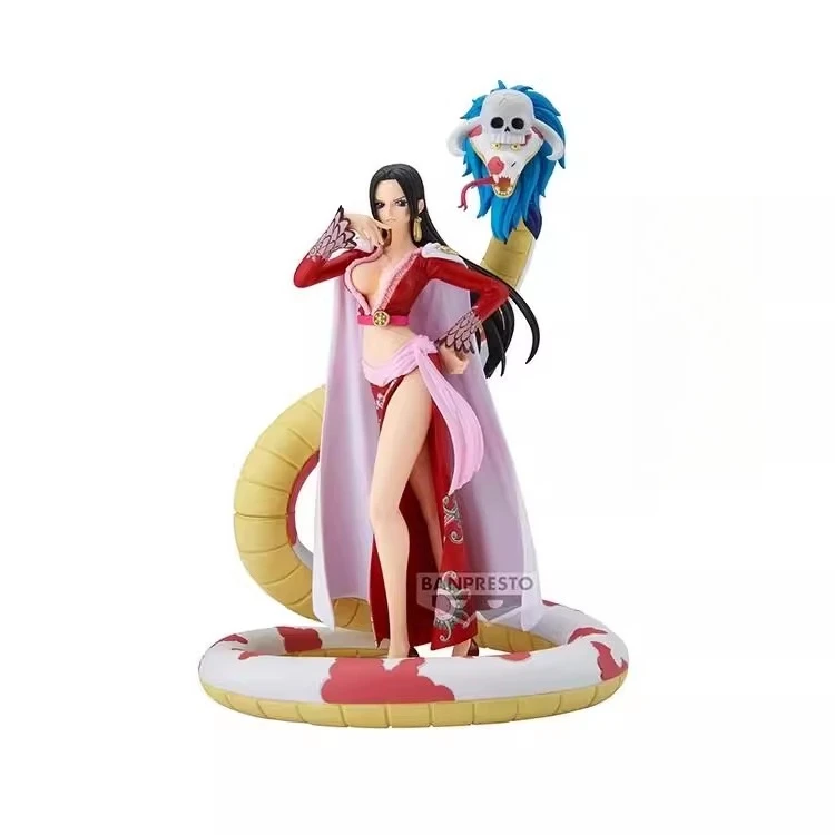 มีสินค้าในสต็อก ของแท้จาก Bandai Banpresto ฟิกเกอร์อนิเมะ ONE PIECE DXF โบอา แฮนค็อก โมเดลฟิกเกอร์ของเล่น