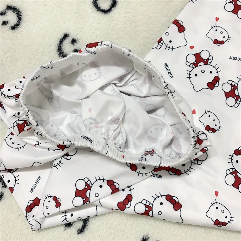 Pajama Pants Hello Kitty New Cartoon Women's Spring Autumn Loose Ins Home Trousers Casual Can Be Worn Outside Walking Pants Cute view 2