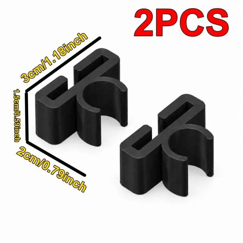 Hydration Bladder Tube Holder Backpack Strap Mount for 25mm Strap 10mm Pipe Outdoor Hiking Camping Water Line Bracket