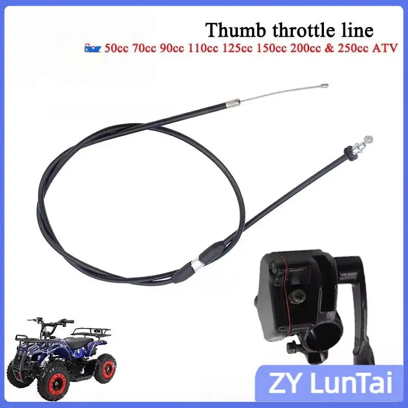 

1180mm / 780mm line for Motorcycle ATV Four-Wheel ATV Accessories 50-250cc 22mm Throttle Lever Thumb Controller