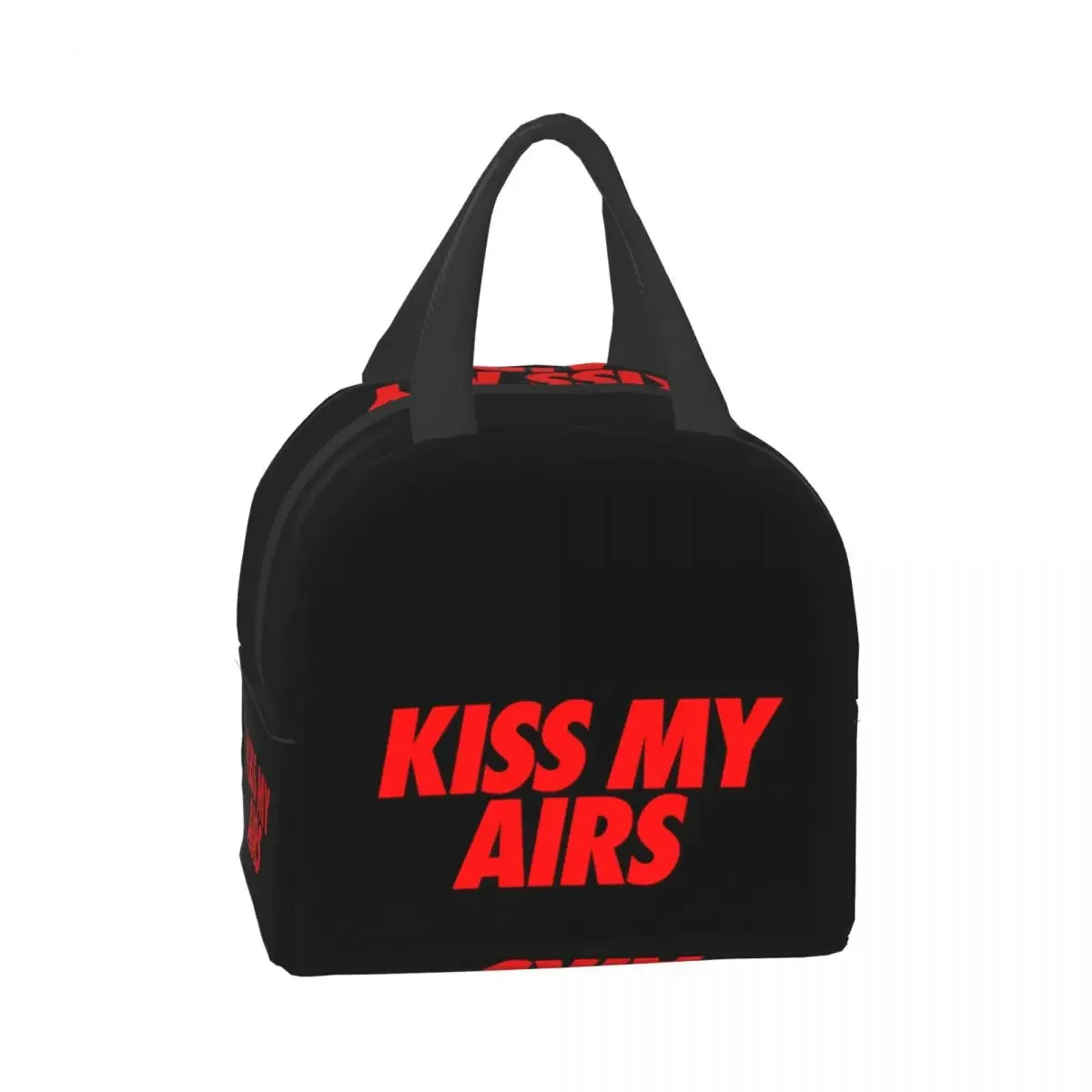 Kiss My Airs Portable Lunch Box for Women Kids School Thermal Cooler Food Insulated Lunch Bags Outdoor Travel Picnic Storage Bag