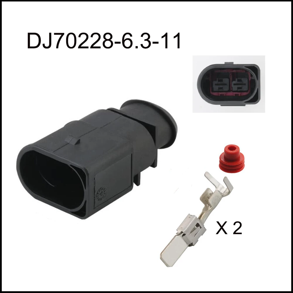 Imagem -03 - Conector de Cabo Impermeável Automático Plugue Automotivo Soquete Masculino Família Terminal Seal Pin Dj702286.311 21 100set
