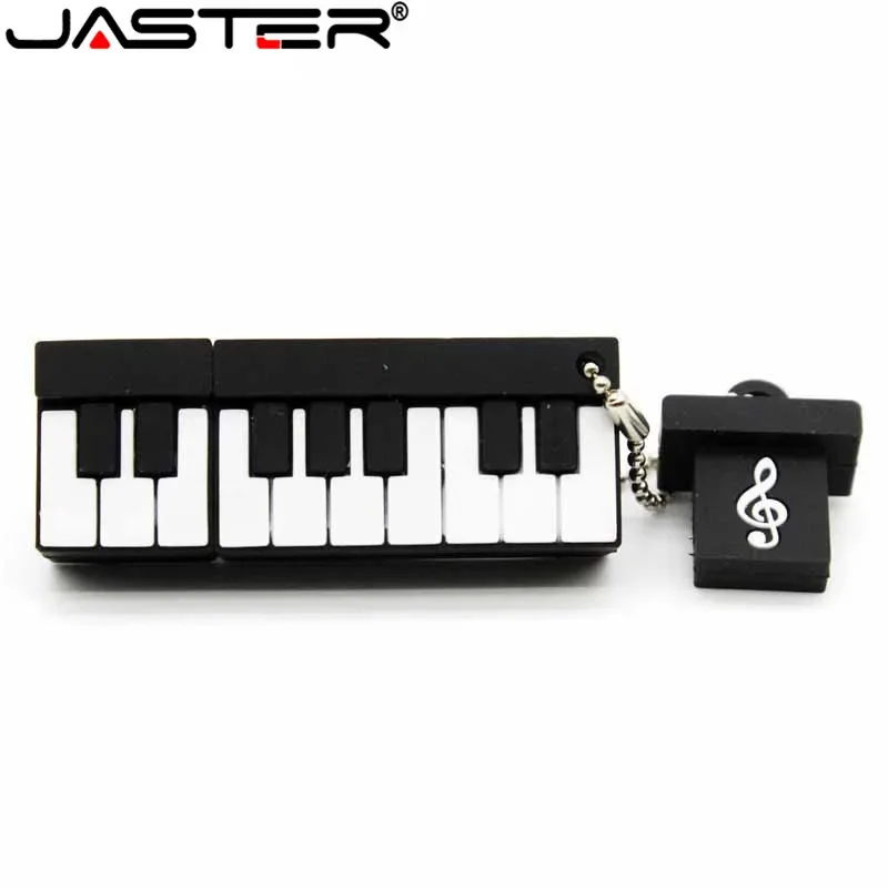 JASTER hot selling USB flash drive 64GB Cartoon Musical instrument Memory Stick Piano guitar Pen drive 32GB Creative gifts 16GB