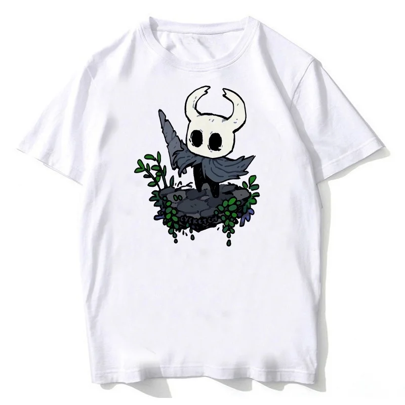 Hollow Knight top tees female gothic harajuku korean fashion vintage summer top tees goth grunge cutecore summer gothic