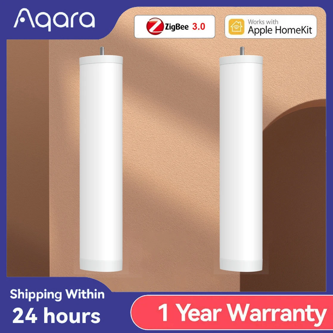 

Aqara Smart Curtain Motor Controller C2 Zigbee Automatic Track Voice Control Timing Setting Remote Control For Apple Homekit APP