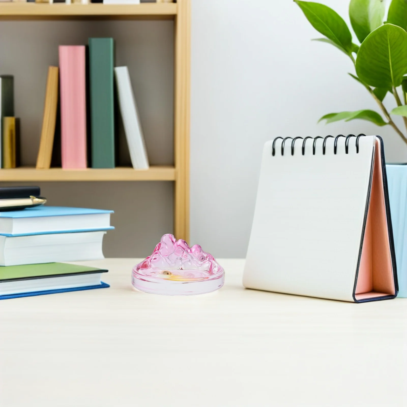 

Elegant Glass Ink Dish Plate with Brush Rest Function Space Saving Calligraphy Ink Container for Writing Painting Practice