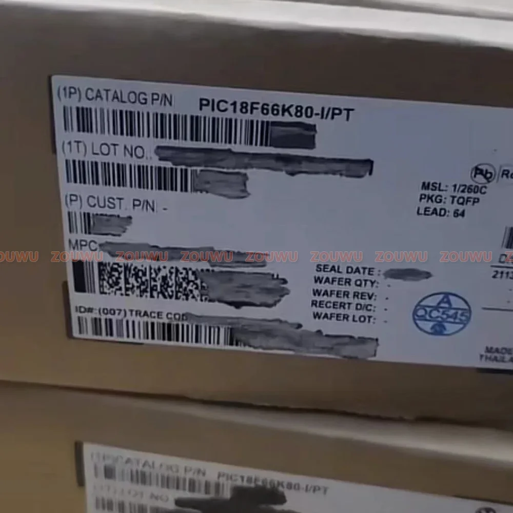 10PCS/LOT PIC18F66K80-I/PT PIC18F66K80-I PIC18F66K80 QFP64 LILLARD store only sells 100% original products