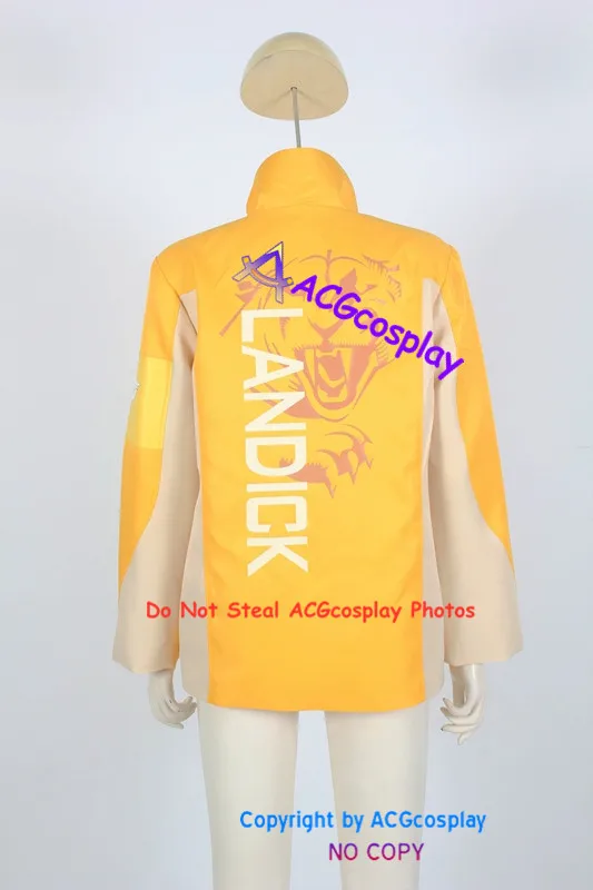 Moune Gosei Yellow Cosplay Costume Jacket Only  Tensou Sentai Goseiger Cosplay Costume acgcosplay Garment