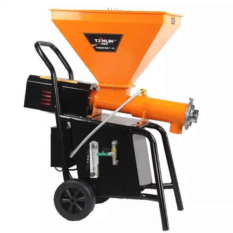 Putty powder gypsum mortar mixer multifunctional portable mixer automatic water injection and ash striking machine