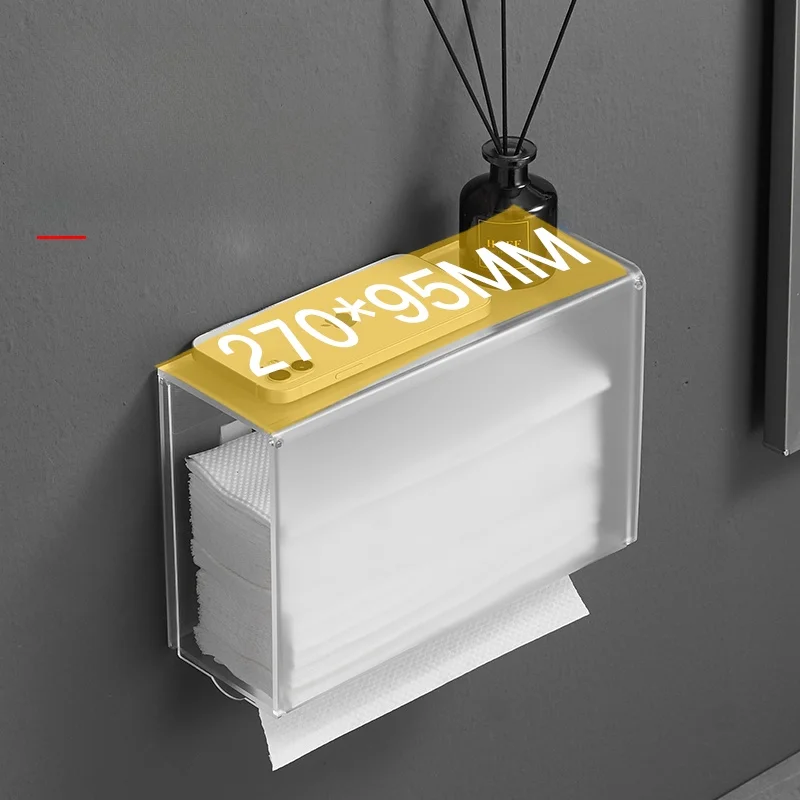 

Batoom Acrylic Cover Hand Towel Paper Box Rectangular ape Storage Organizer Simple Sle Plastic Material from China