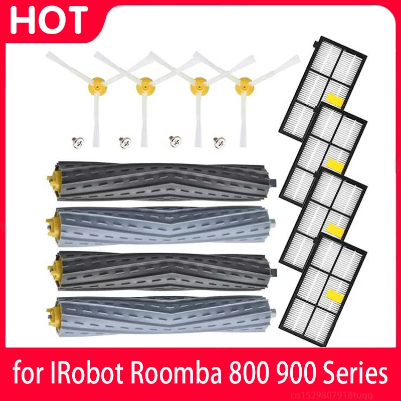 para-aspirador-de-po-irobot-roomba-850-860-861-866-870-880-890-960-980-981-985-escova-principal-escova-lateral-filtro-hepa-e-pano-de-limpeza
