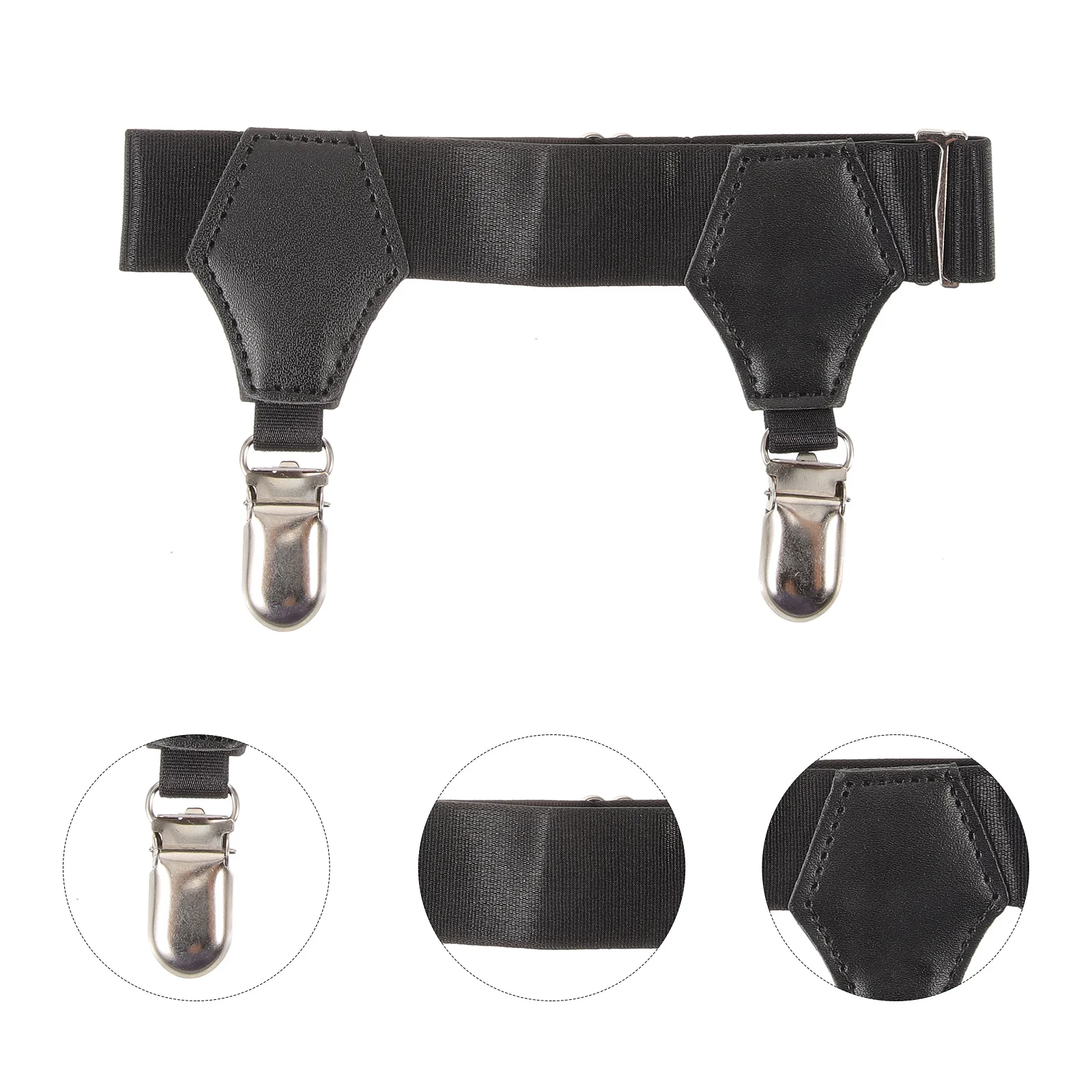 2 قطعة جورب عدم الانزلاق البقاء قابل للتعديل الرباط حزام الرجال جورب المشبك لينة مريحة متعددة الأغراض هدية حزام ثابت