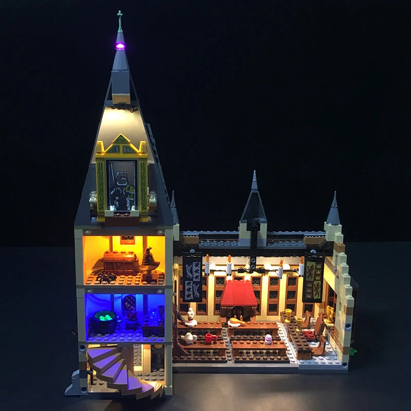 LYBMTWF LED Lighting Kit Compatible with Lego 75954 Hogwarts Great Hall  (NOT Include The Model Bricks)