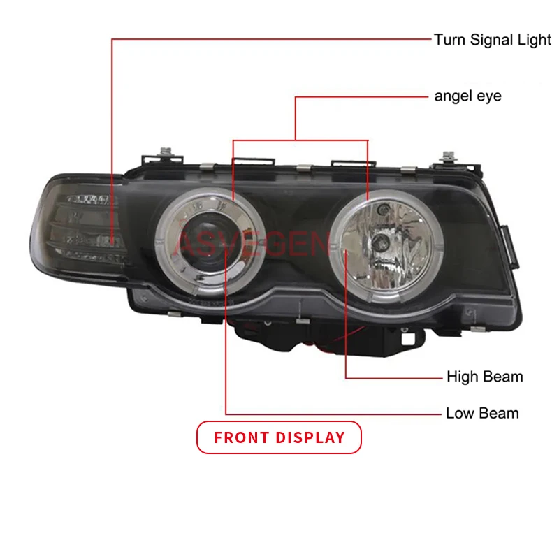 Upgrade to New Style Full LED Modified Led Headlamp for 1995 to 2002 year BMW E38 7 Series 728 730 Car Front Lamp