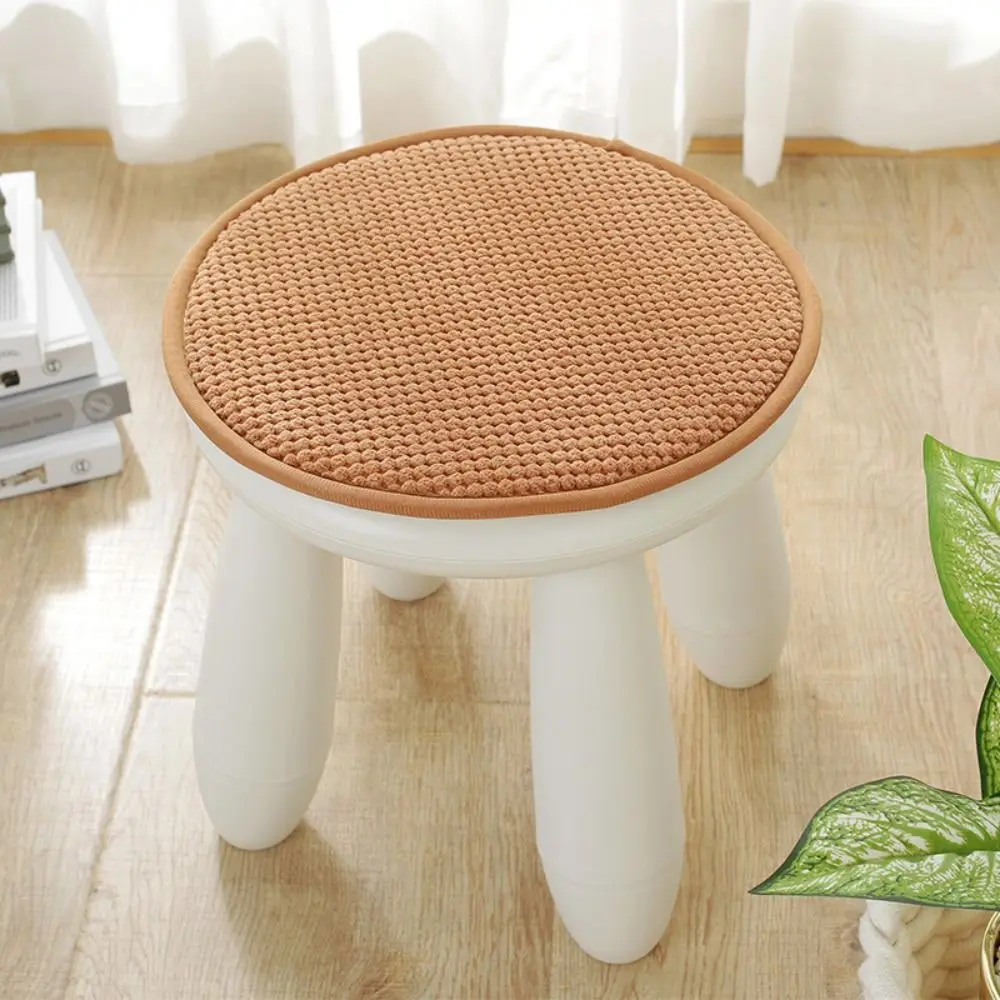 

Comfortable sponge Seat Pad Soft Warm Round Cushion Thicker Solid Color Chair Cushion Home Decoration