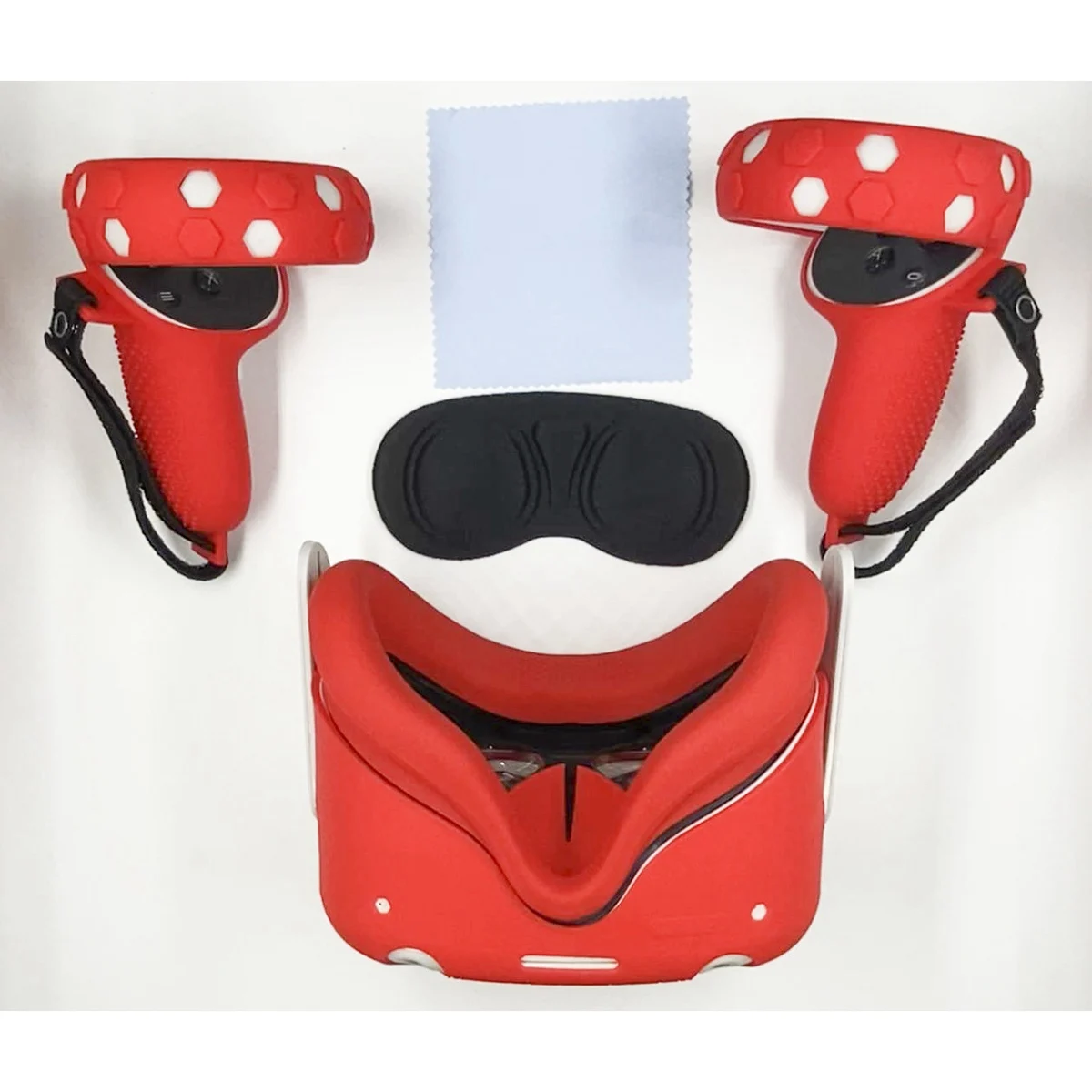 Casing pelindung baru untuk ocular Quest 2 VR, penutup pelindung penuh silikon pegangan genggam pengendali sentuh