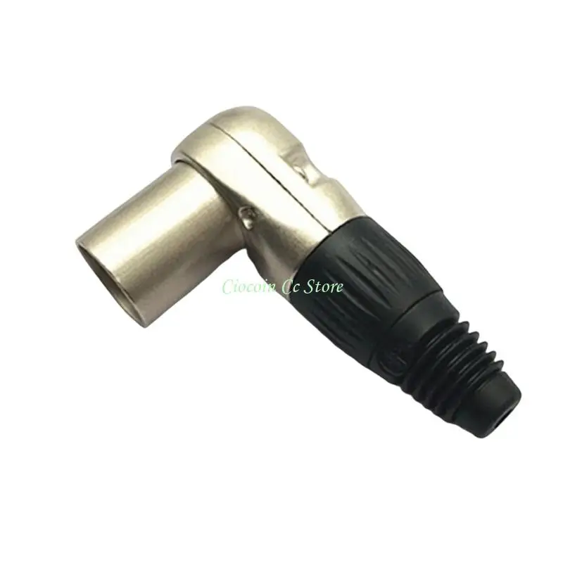 X90F Alloys XLR Audios Plugs Male Female Connectors for Professional Sound Equipment