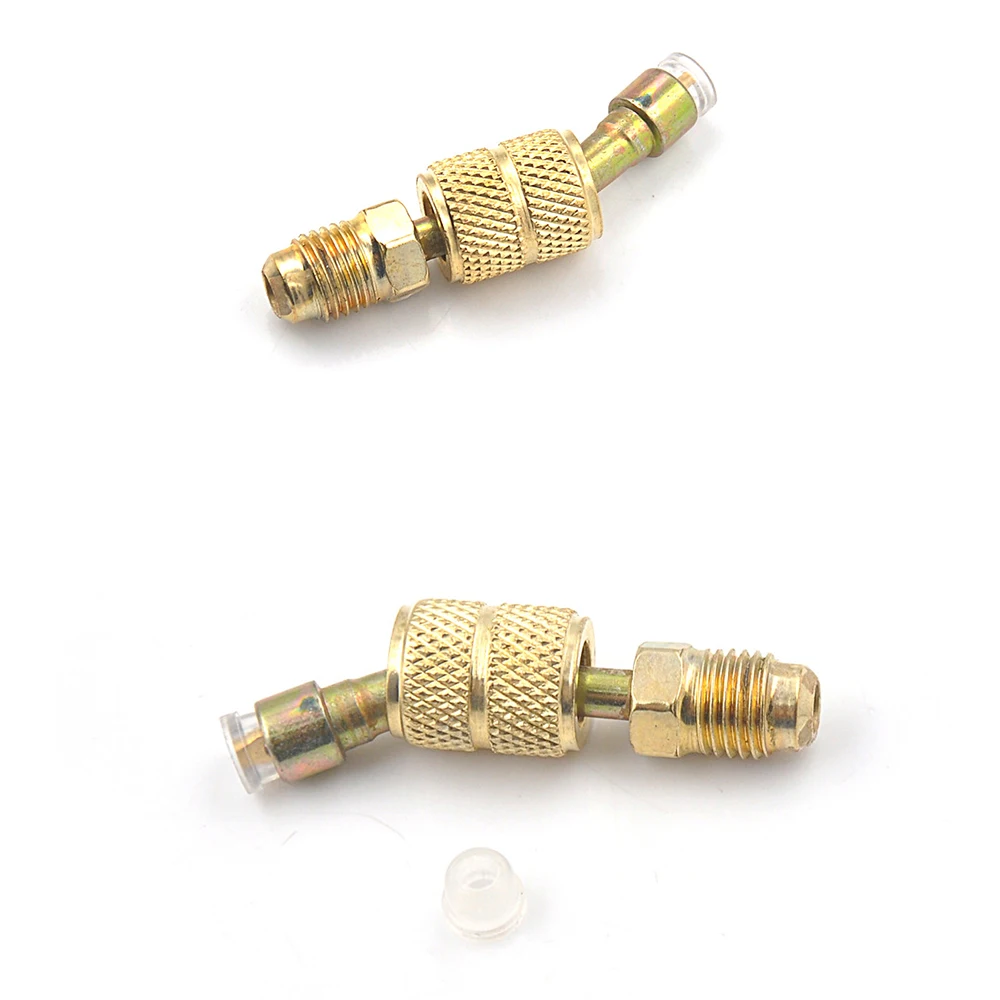 Split Port R410a Instrument Hose Refrigeration Adapter Joint Female To Brass Air Conditioning