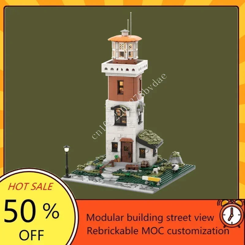 

1805PCS Icelandic Lighthouse Modular MOC Creative street view Model Custom Puzzles Architecture DIY Education Assembly Toy Gift