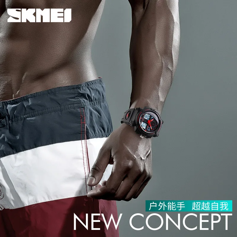 Skmei رائجة البيع في الهواء الطلق ساعة رجالية شخصية وبراعة الرياضة ساعة إلكترونية ساعات الطالب العصرية