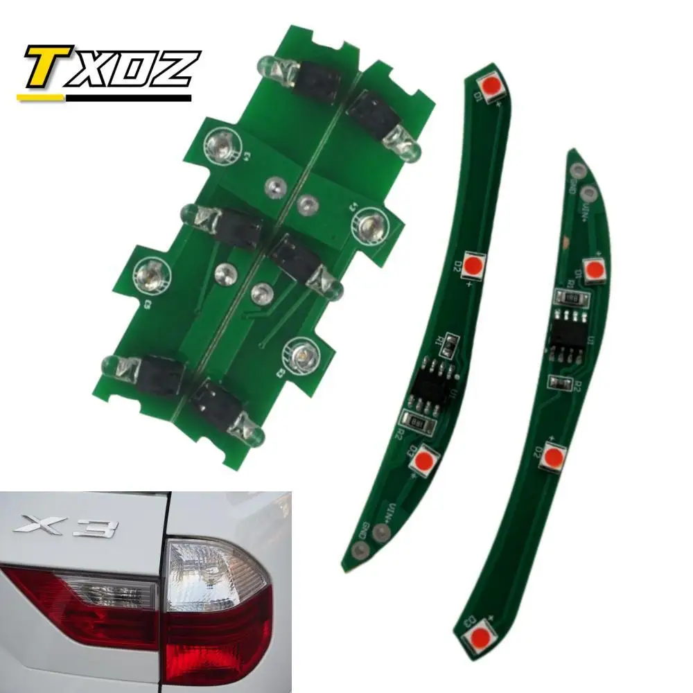 Novo 7162209   Para 2007-2010 BMW X3 E83 LCI Placas de chip de reparo de luz traseira 7162210 7162213 7162214   Lâmpada de chips de lâmpada traseira externa interna