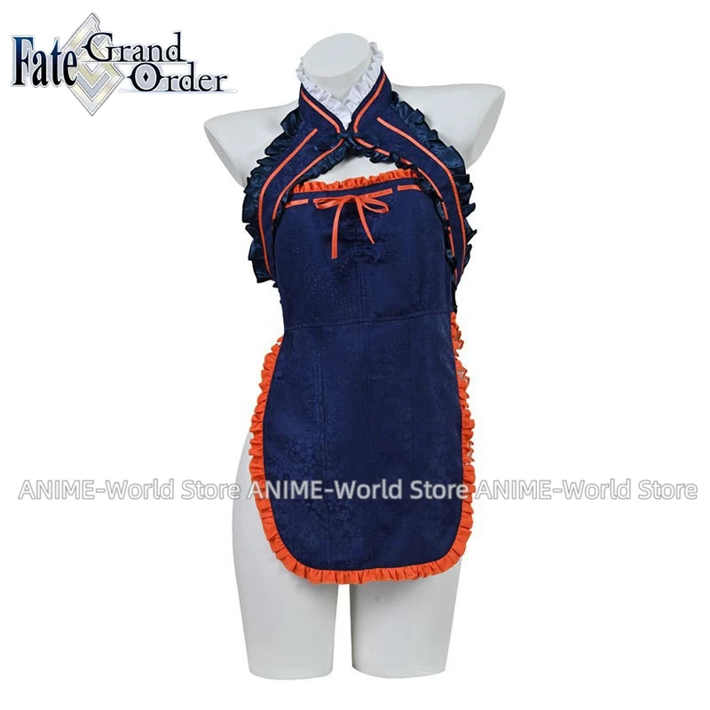 FGO The Imperial Concubine Yang Cosplay Costume Maid Outfit Fate Grand Order Cosplay Dress Cute Game Wig Lovely Halloween Set